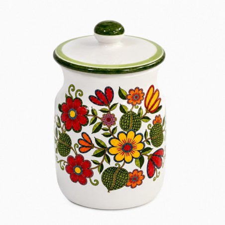 Sugar bowl DS Floral Ceramiche De Simone Sugar bowl DS Floral Ceramiche De Simone